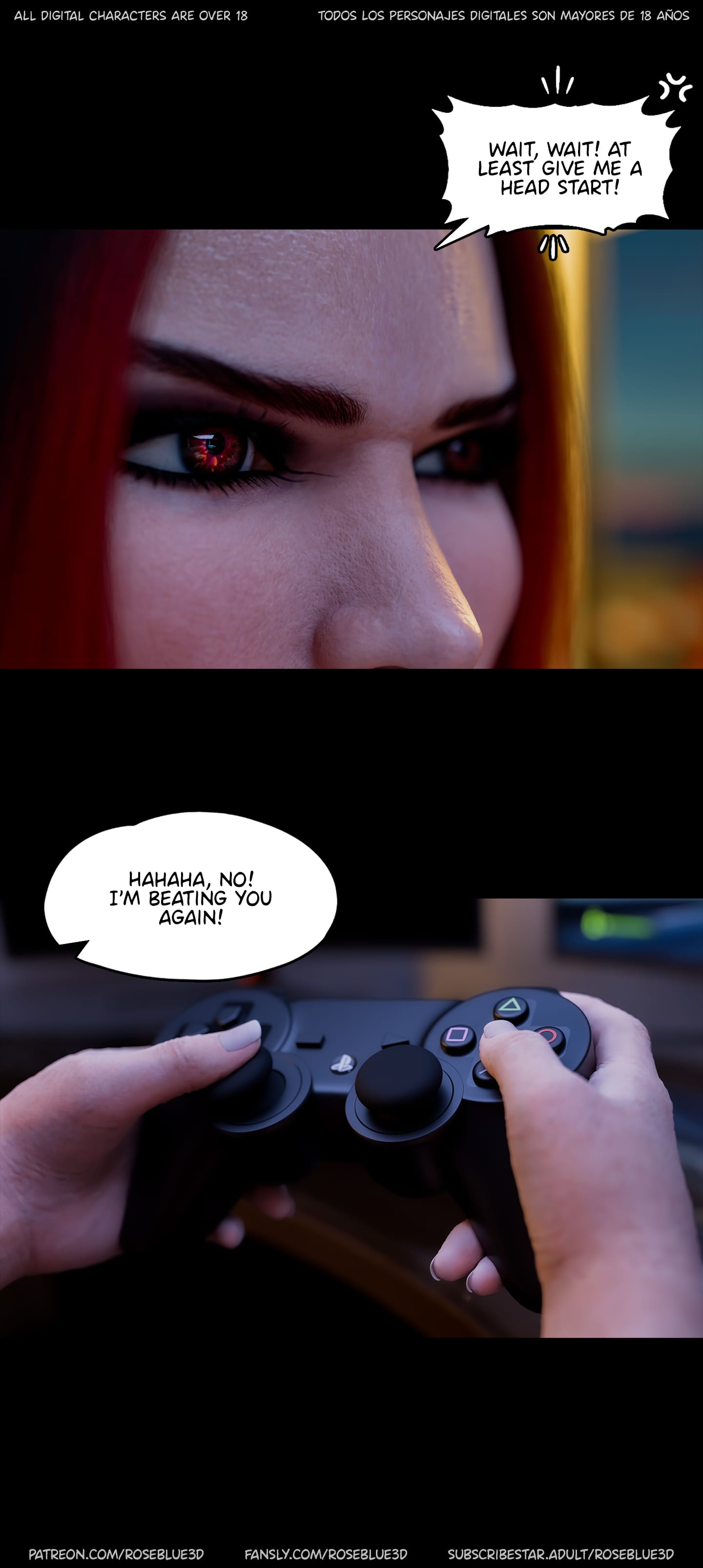 My Neighbor’s Widow [Rose Blue 3D] Chapter 54 - Page 9