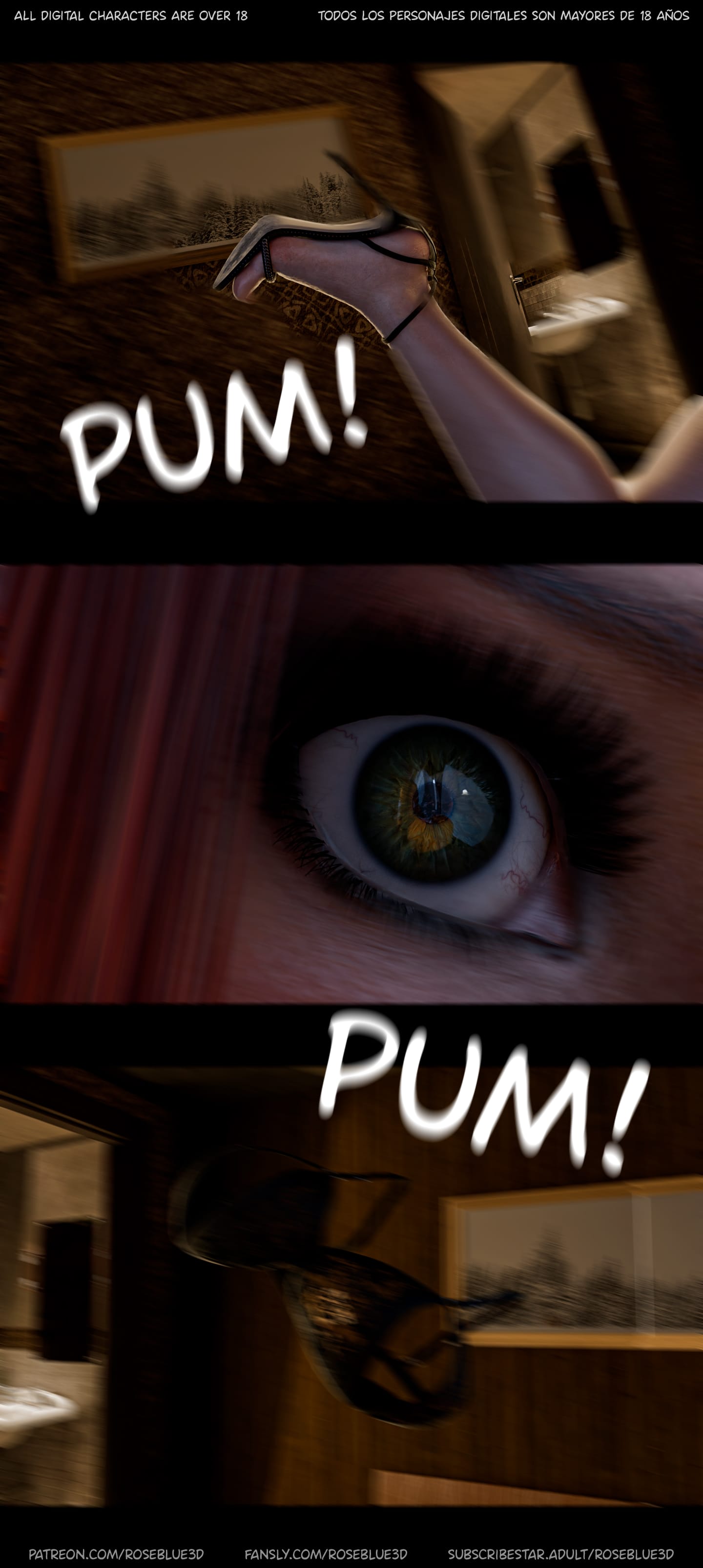 My Neighbor’s Widow [Rose Blue 3D] Chapter 54 - Page 108