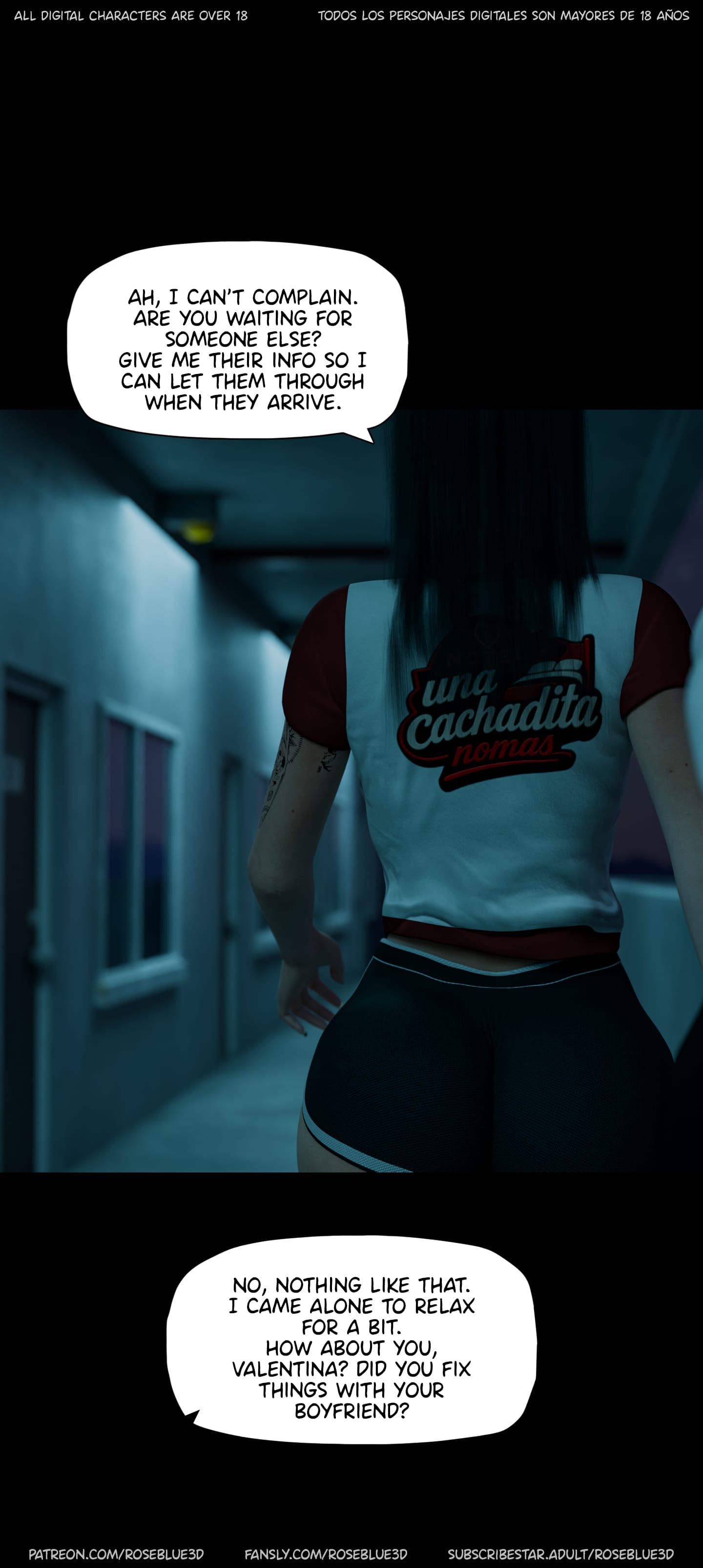My Neighbor’s Widow [Rose Blue 3D] Chapter 54 - Page 114