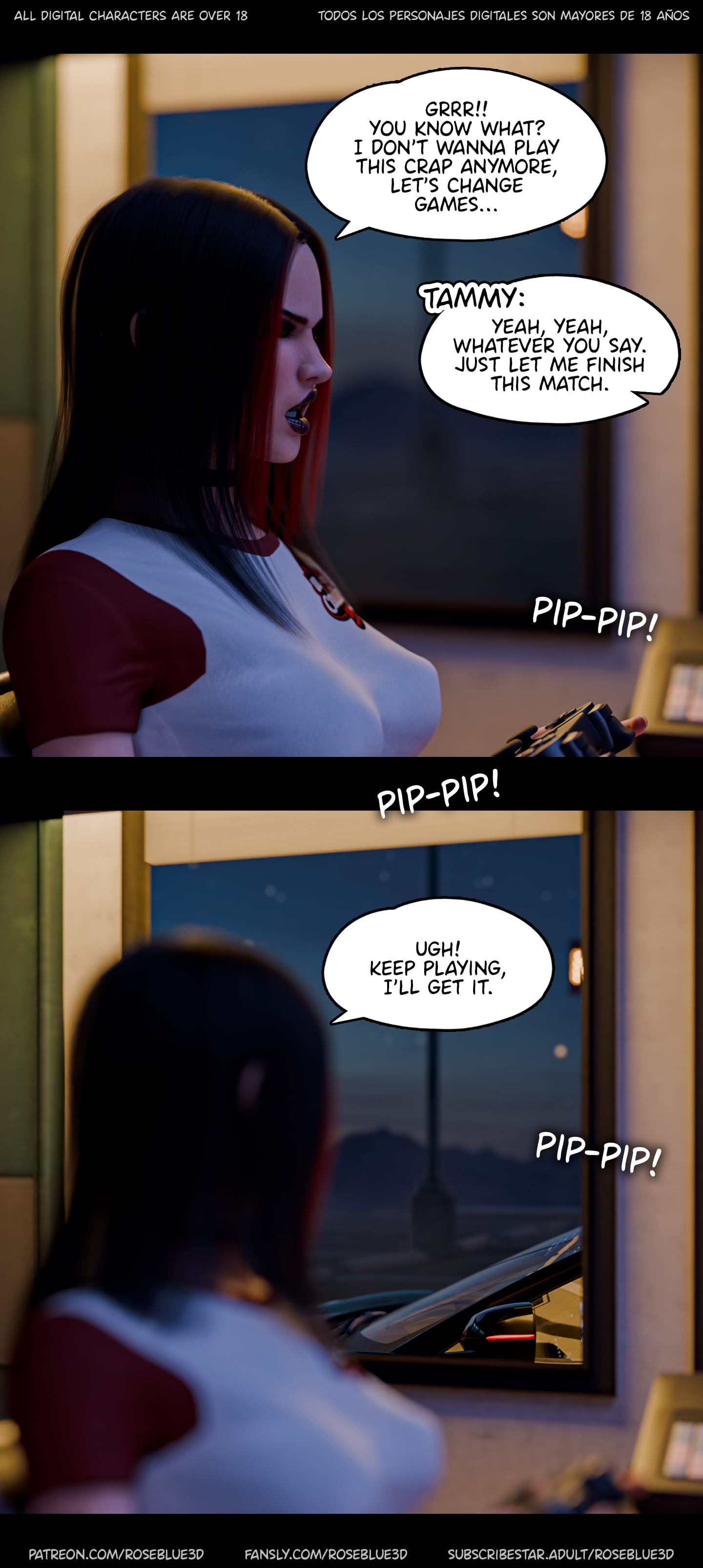 My Neighbor’s Widow [Rose Blue 3D] Chapter 54 - Page 12