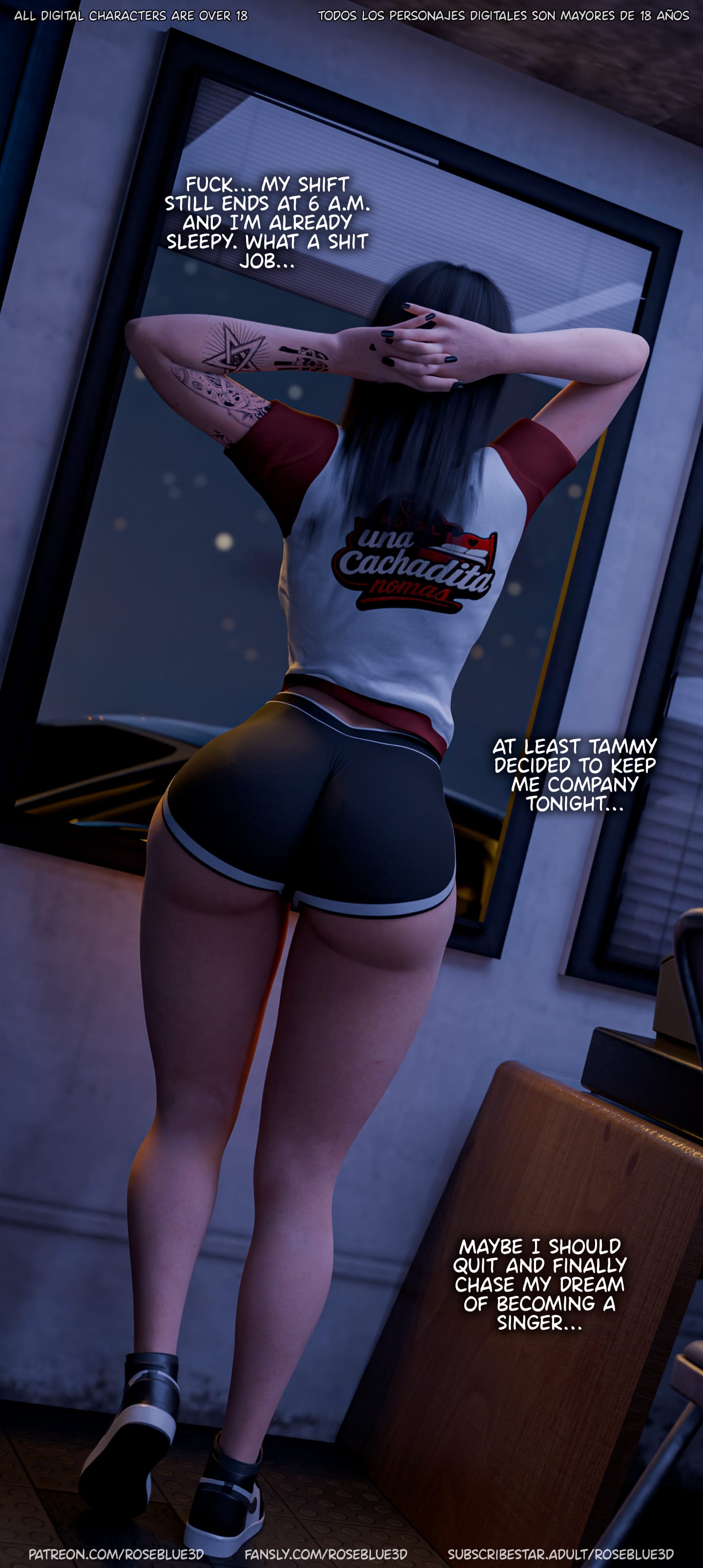 My Neighbor’s Widow [Rose Blue 3D] Chapter 54 - Page 13