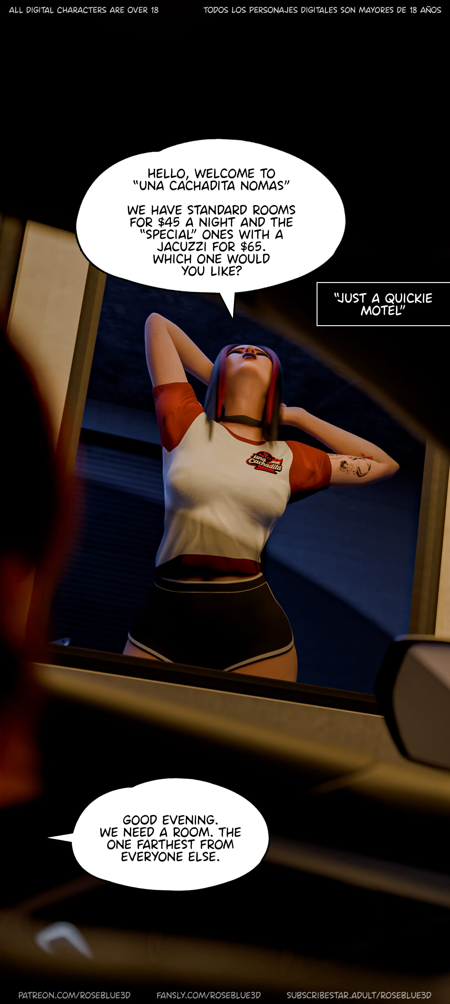 My Neighbor’s Widow [Rose Blue 3D] Chapter 54 - Page 14