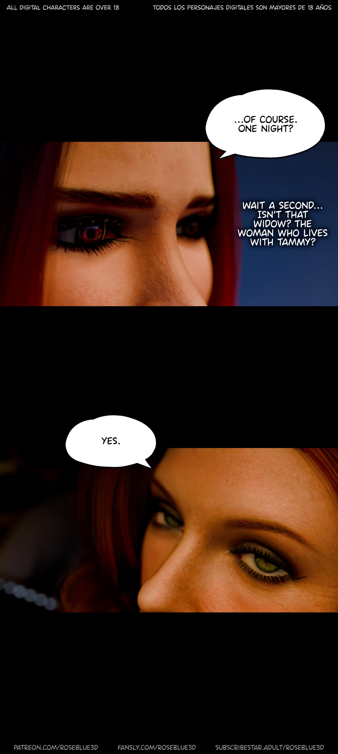 My Neighbor’s Widow [Rose Blue 3D] Chapter 54 - Page 15