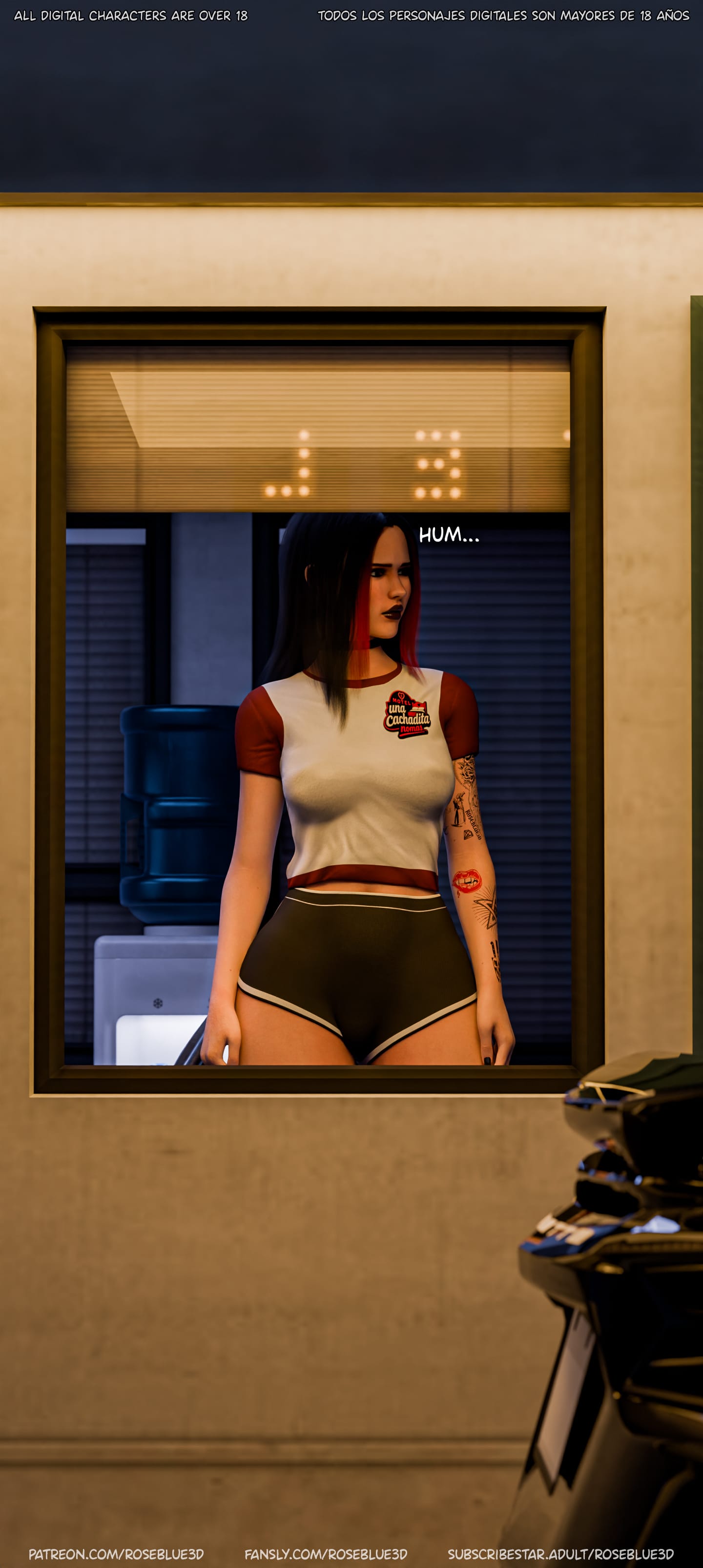 My Neighbor’s Widow [Rose Blue 3D] Chapter 54 - Page 17