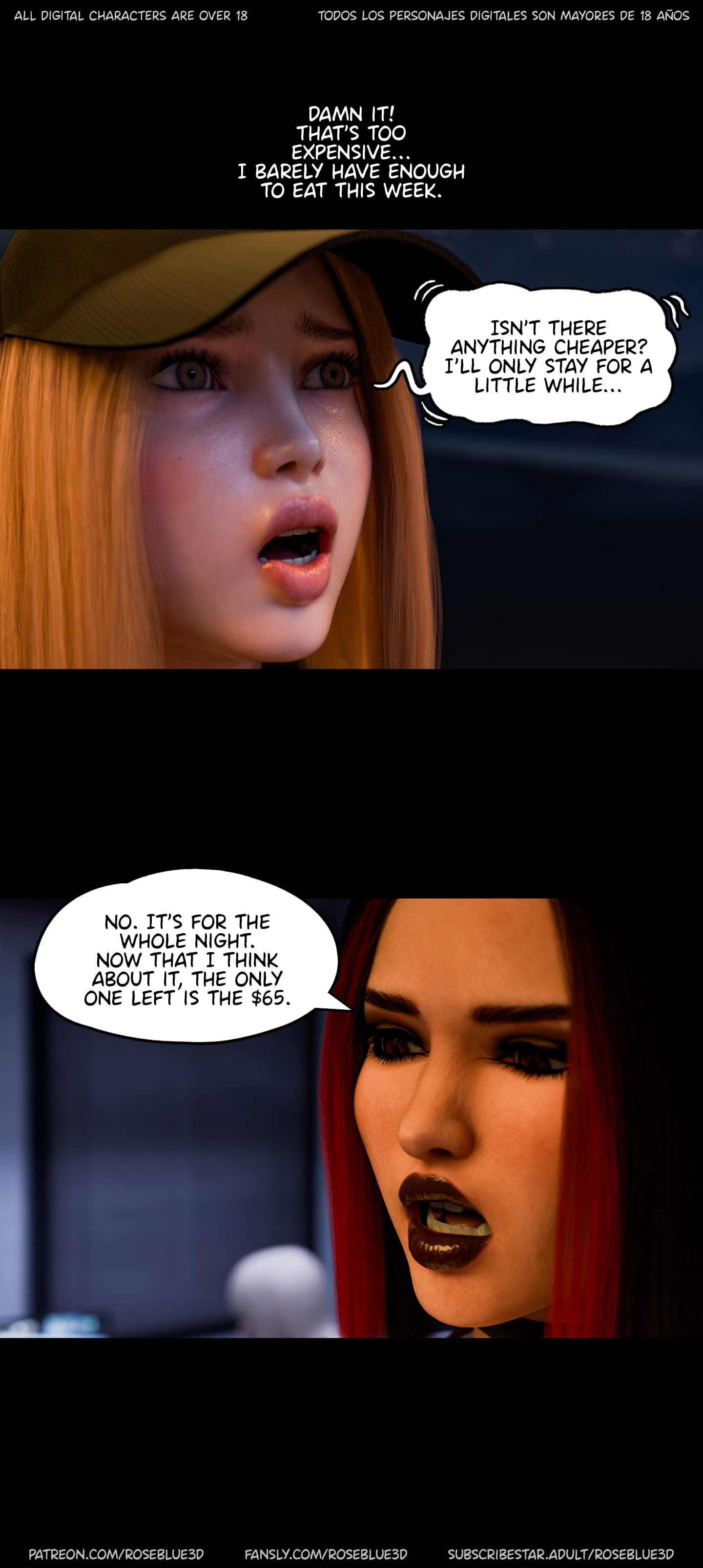 My Neighbor’s Widow [Rose Blue 3D] Chapter 54 - Page 21