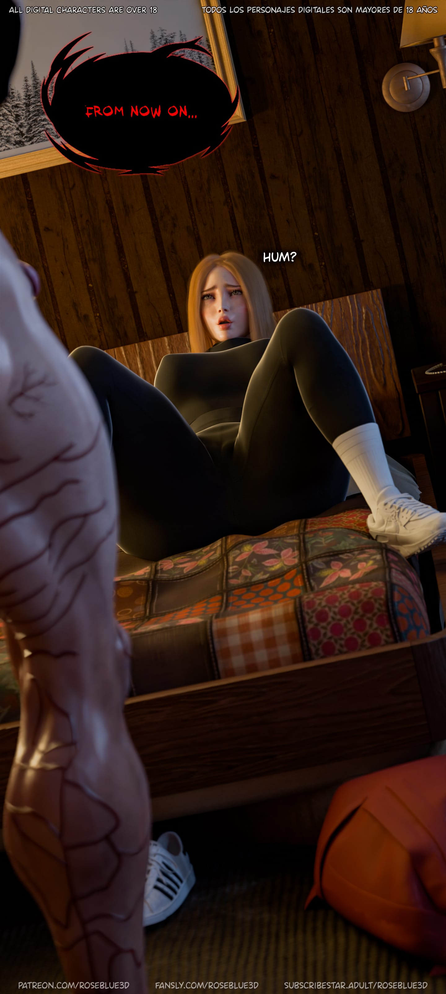 My Neighbor’s Widow [Rose Blue 3D] Chapter 54 - Page 33