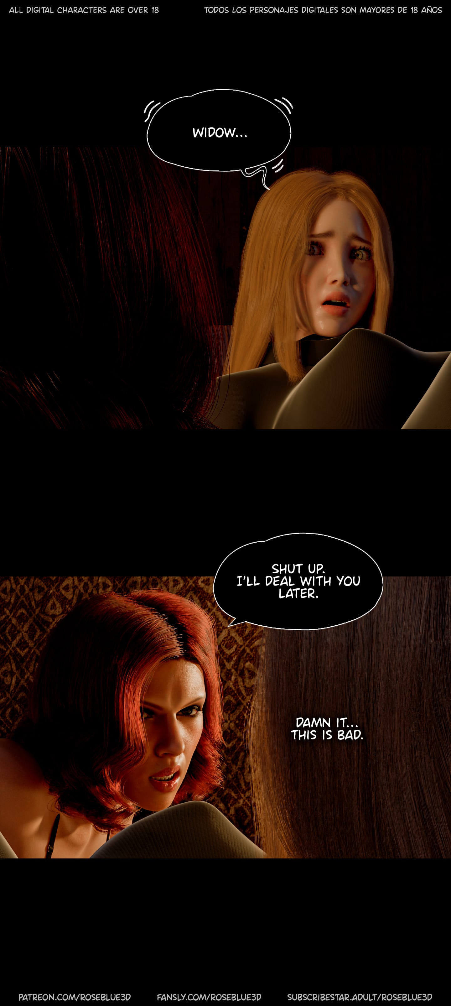 My Neighbor’s Widow [Rose Blue 3D] Chapter 54 - Page 42