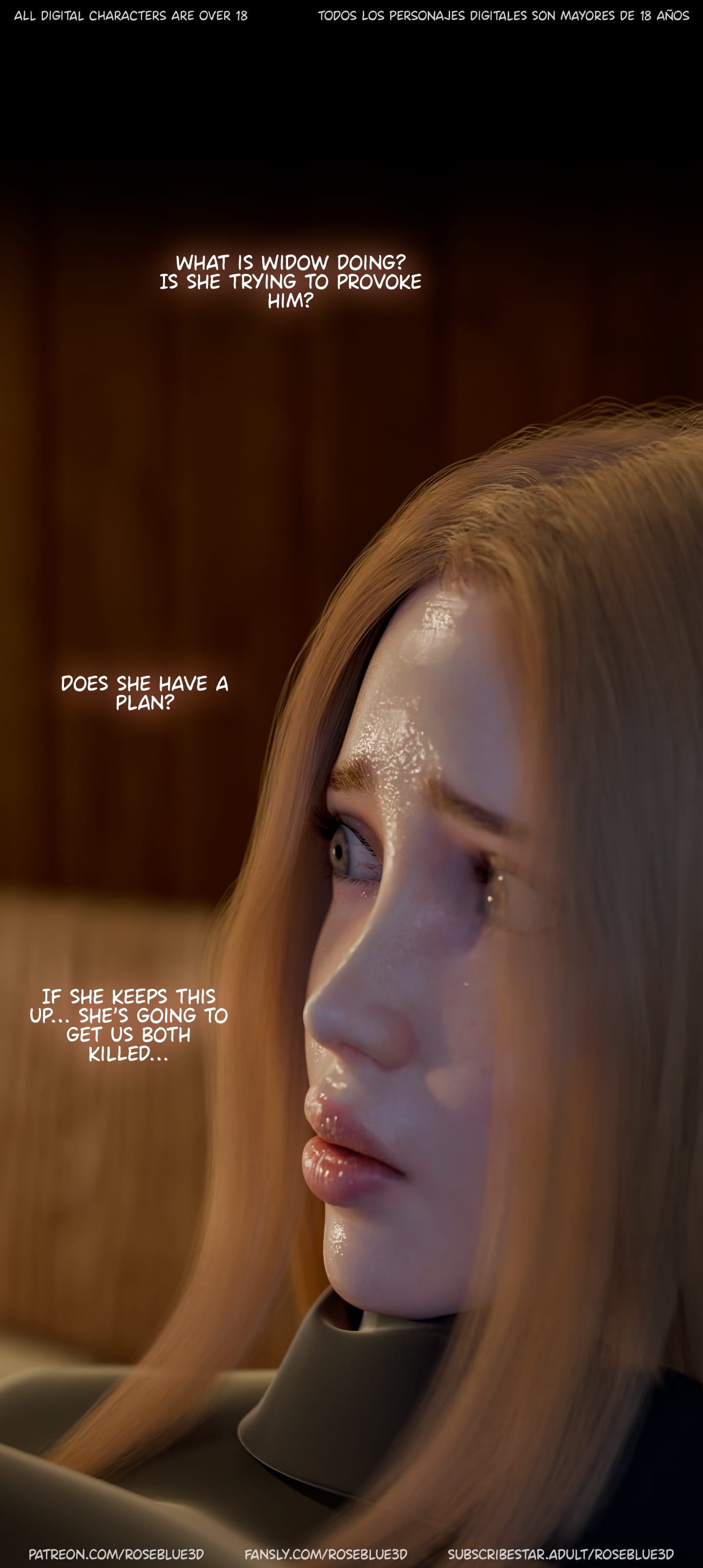 My Neighbor’s Widow [Rose Blue 3D] Chapter 54 - Page 49