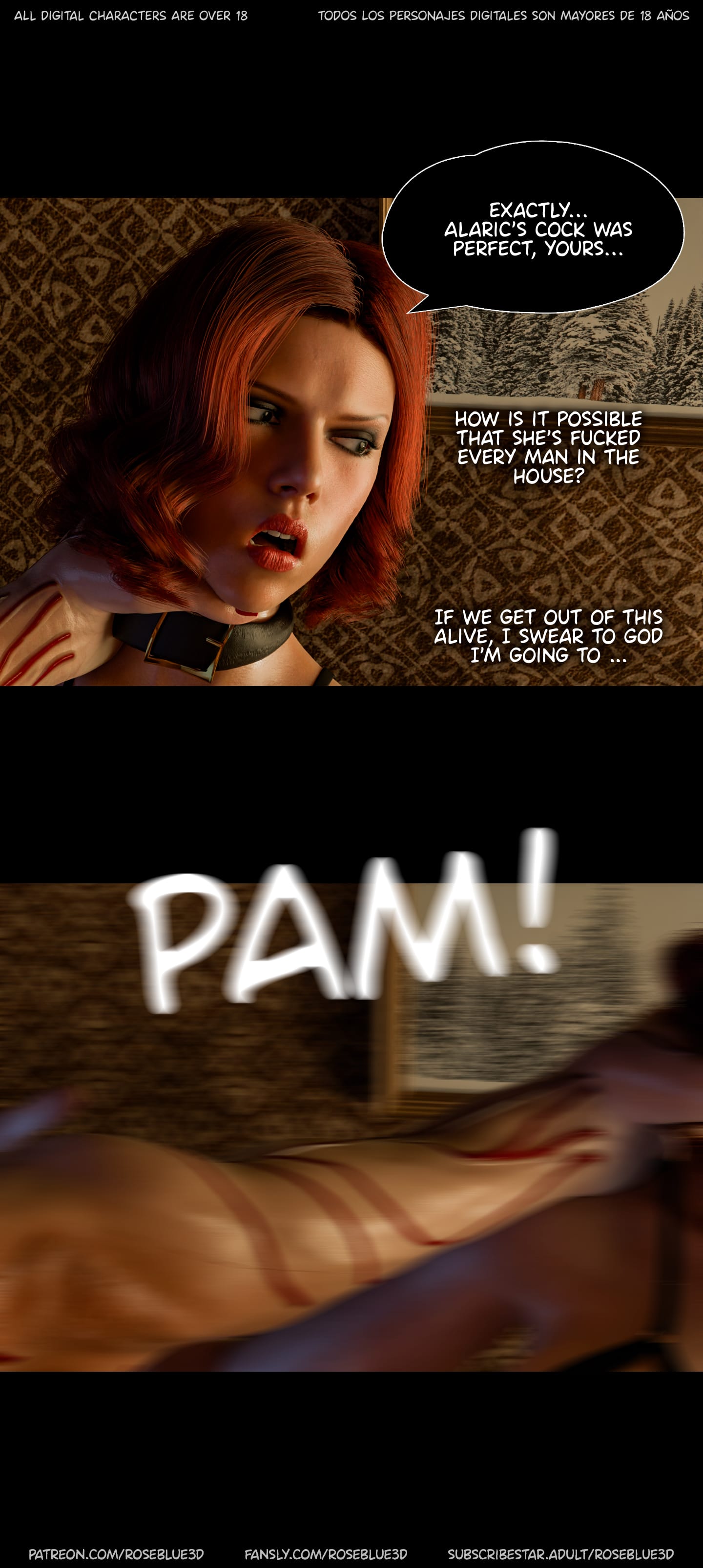My Neighbor’s Widow [Rose Blue 3D] Chapter 54 - Page 60