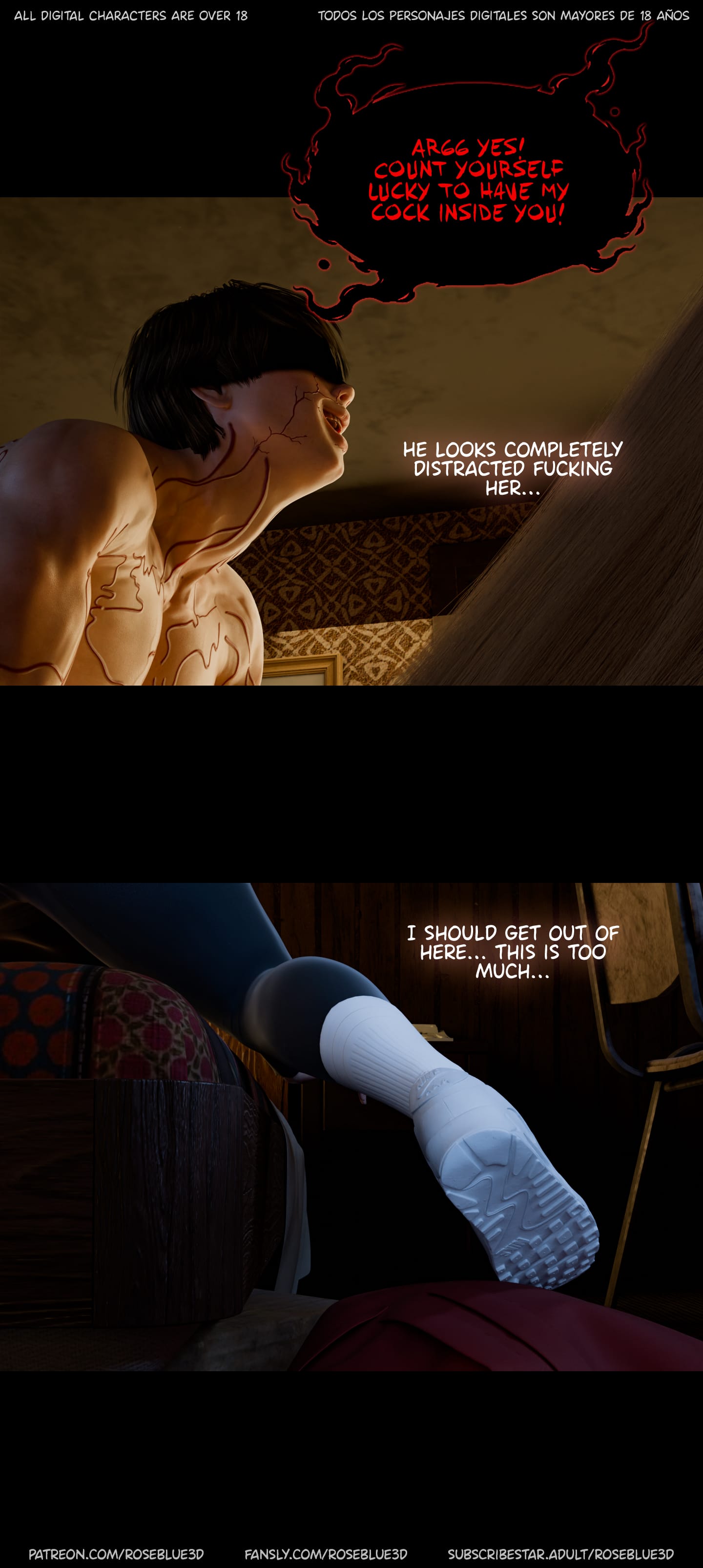 My Neighbor’s Widow [Rose Blue 3D] Chapter 54 - Page 72