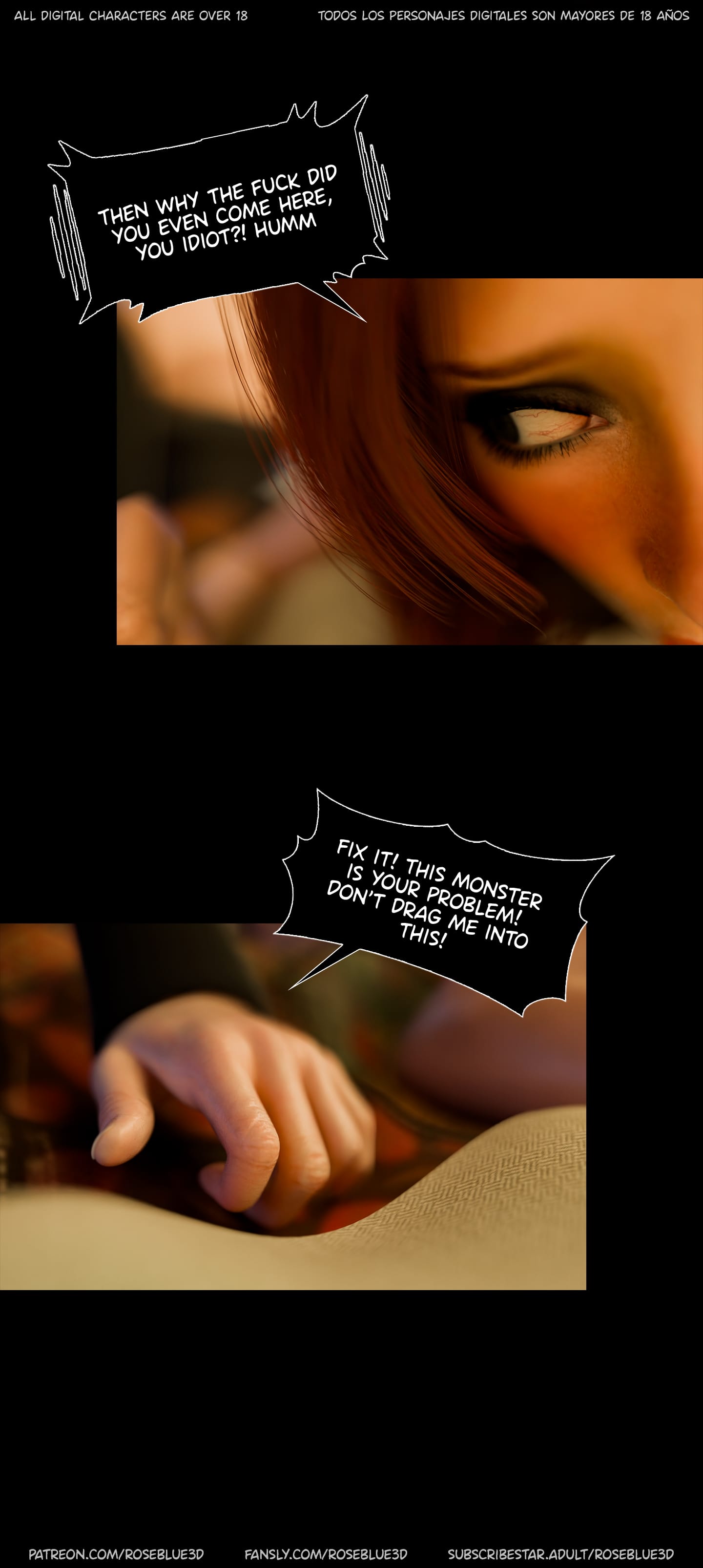 My Neighbor’s Widow [Rose Blue 3D] Chapter 54 - Page 91