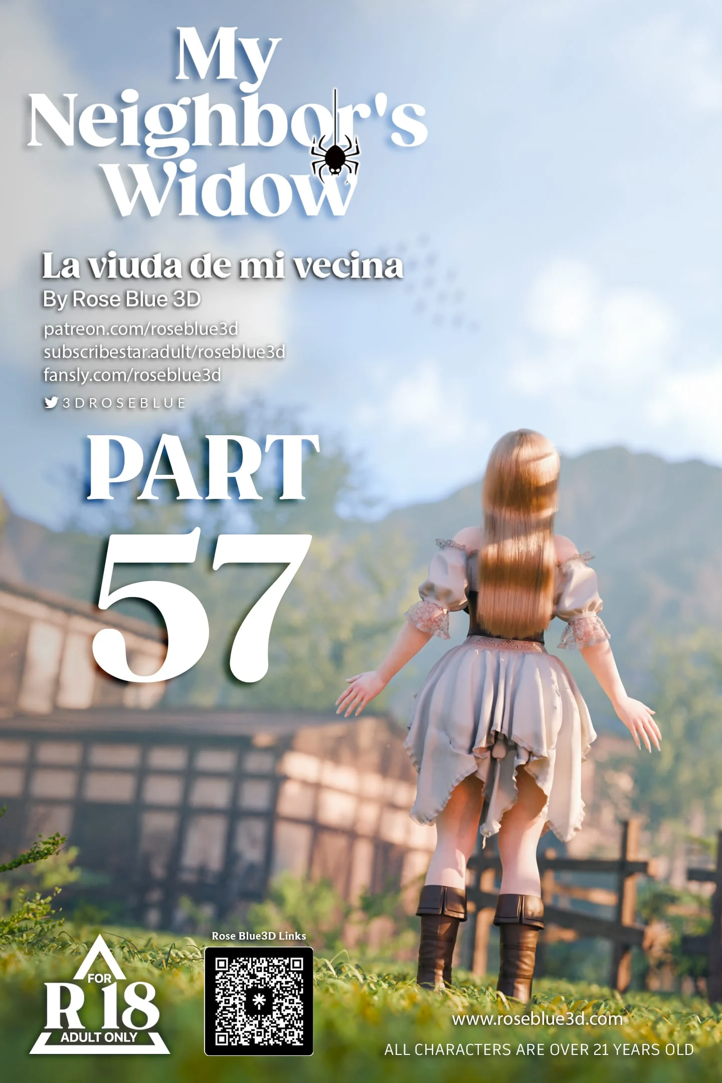 My Neighbor’s Widow [Rose Blue 3D] Chapter 57 - Page 1