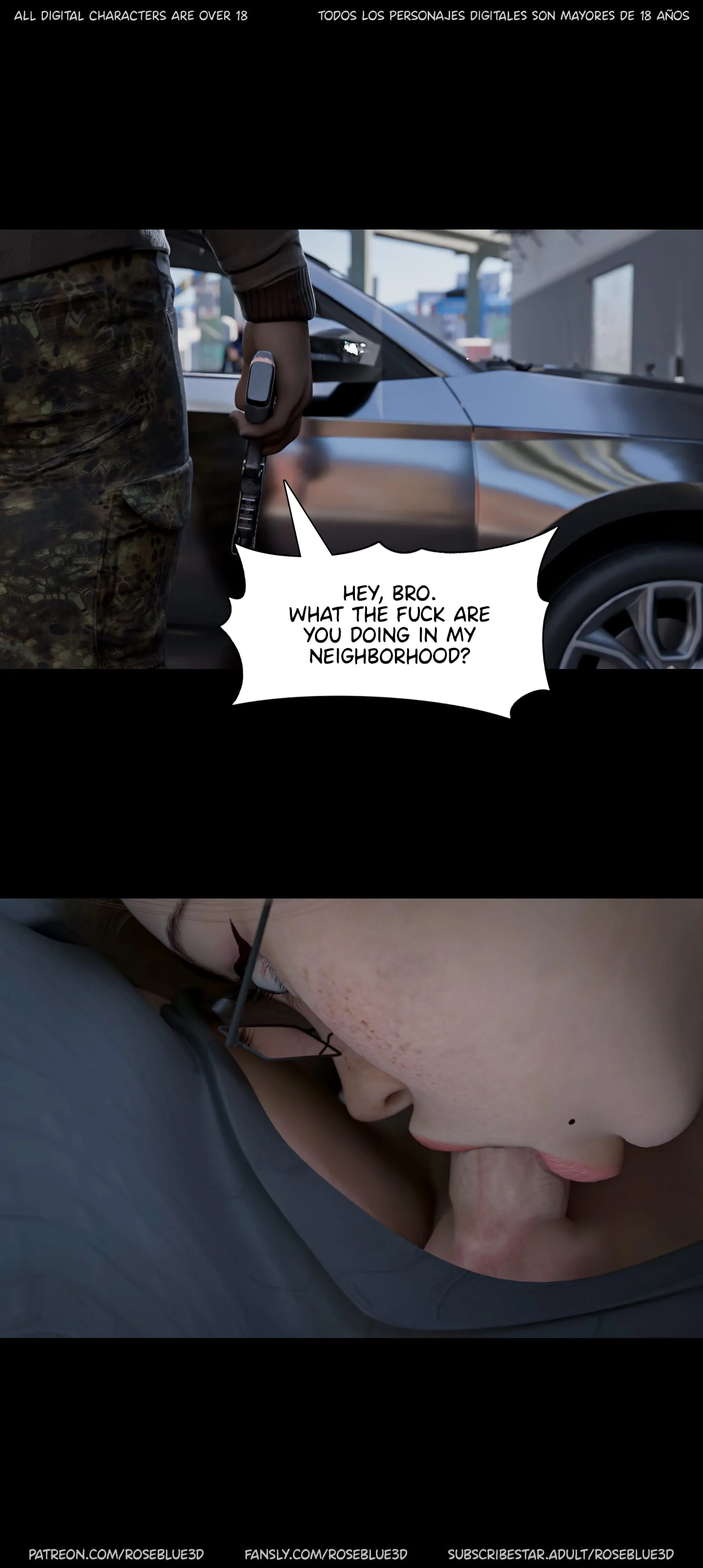 My Neighbor’s Widow [Rose Blue 3D] Chapter 57 - Page 8