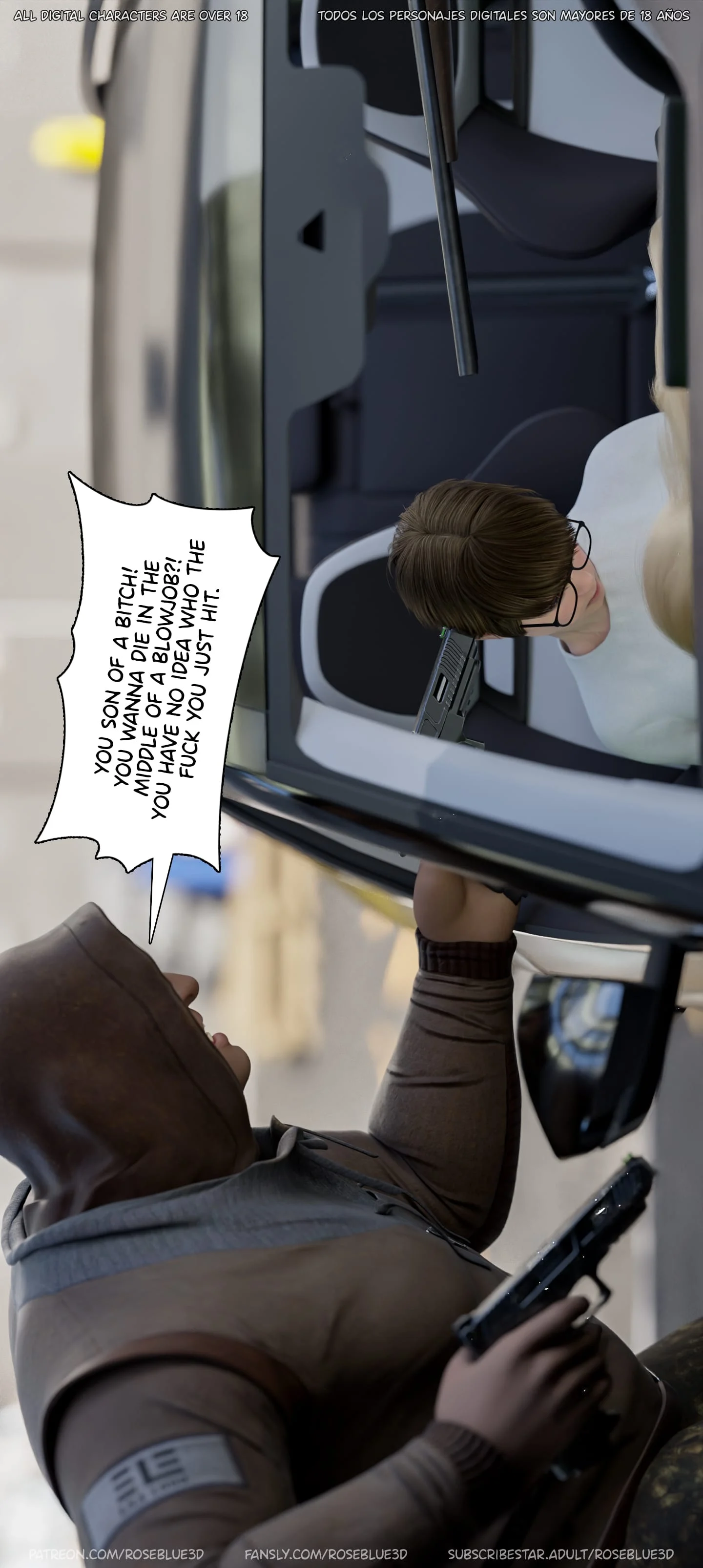 My Neighbor’s Widow [Rose Blue 3D] Chapter 57 - Page 25