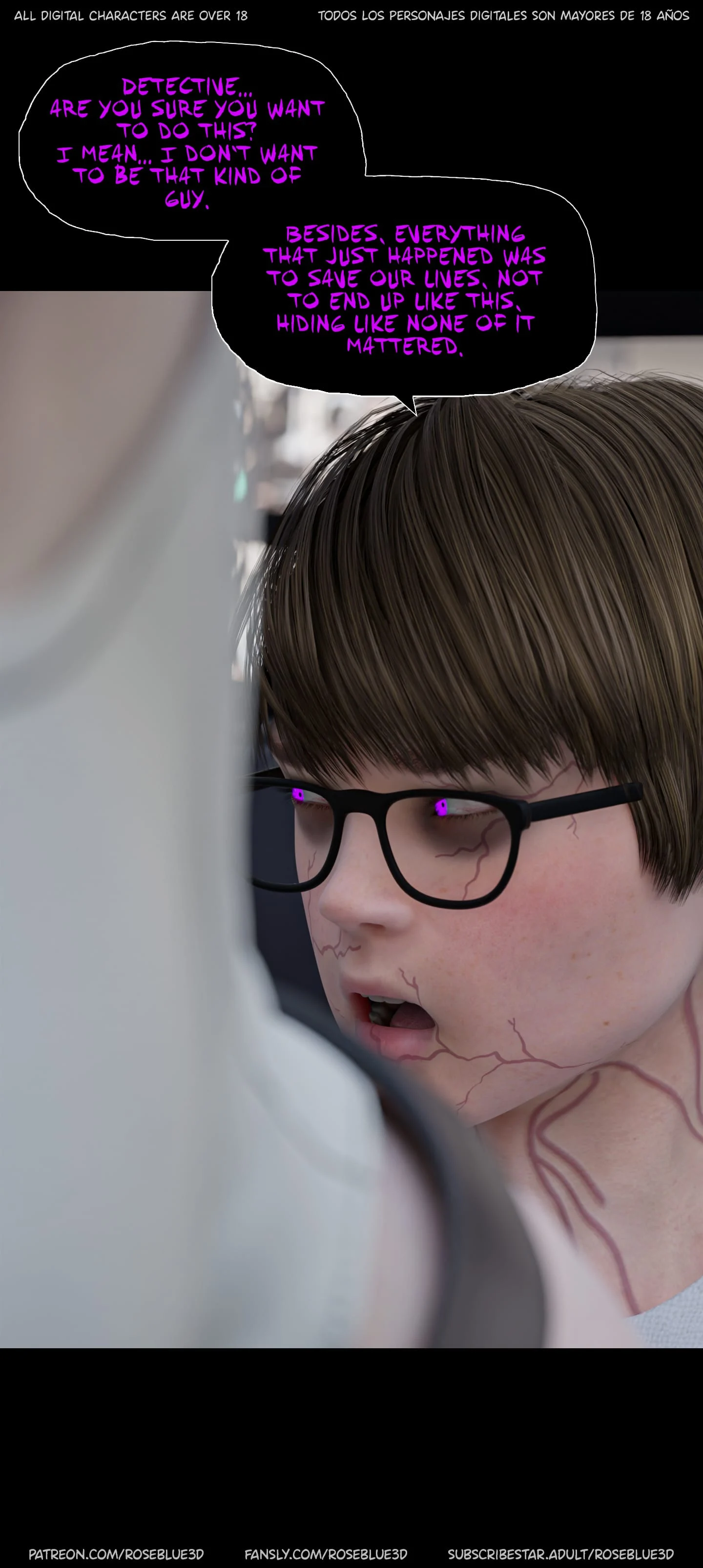 My Neighbor’s Widow [Rose Blue 3D] Chapter 57 - Page 54
