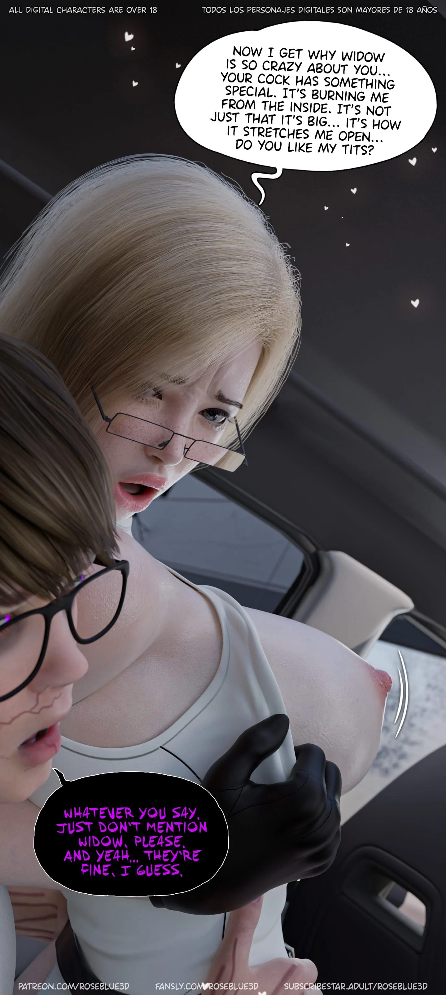 My Neighbor’s Widow [Rose Blue 3D] Chapter 57 - Page 74