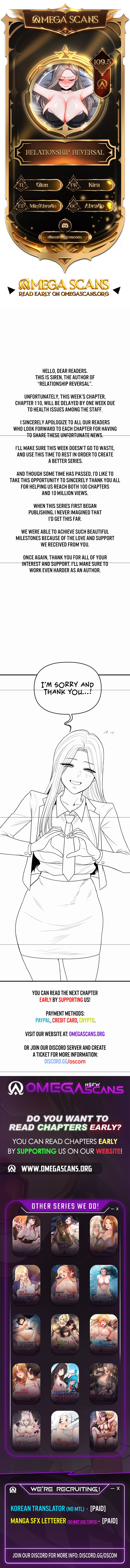 Relationship Reversal Chapter 109.5 - Page 1