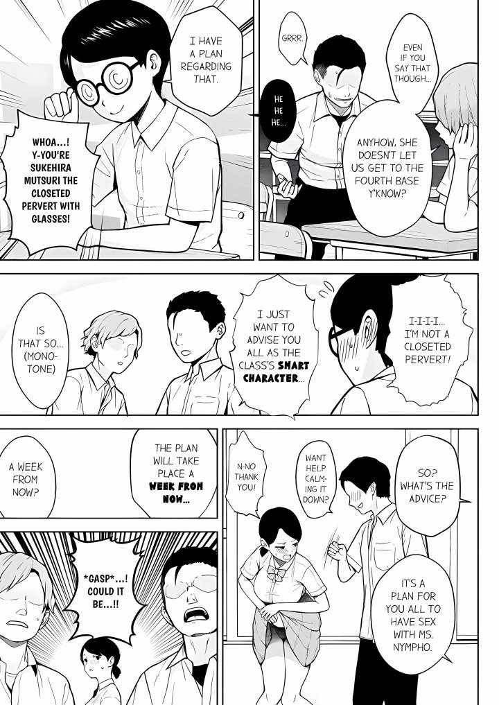 First Year Squid Class’s Nymphomaniac Teacher Chapter 7 - Page 3