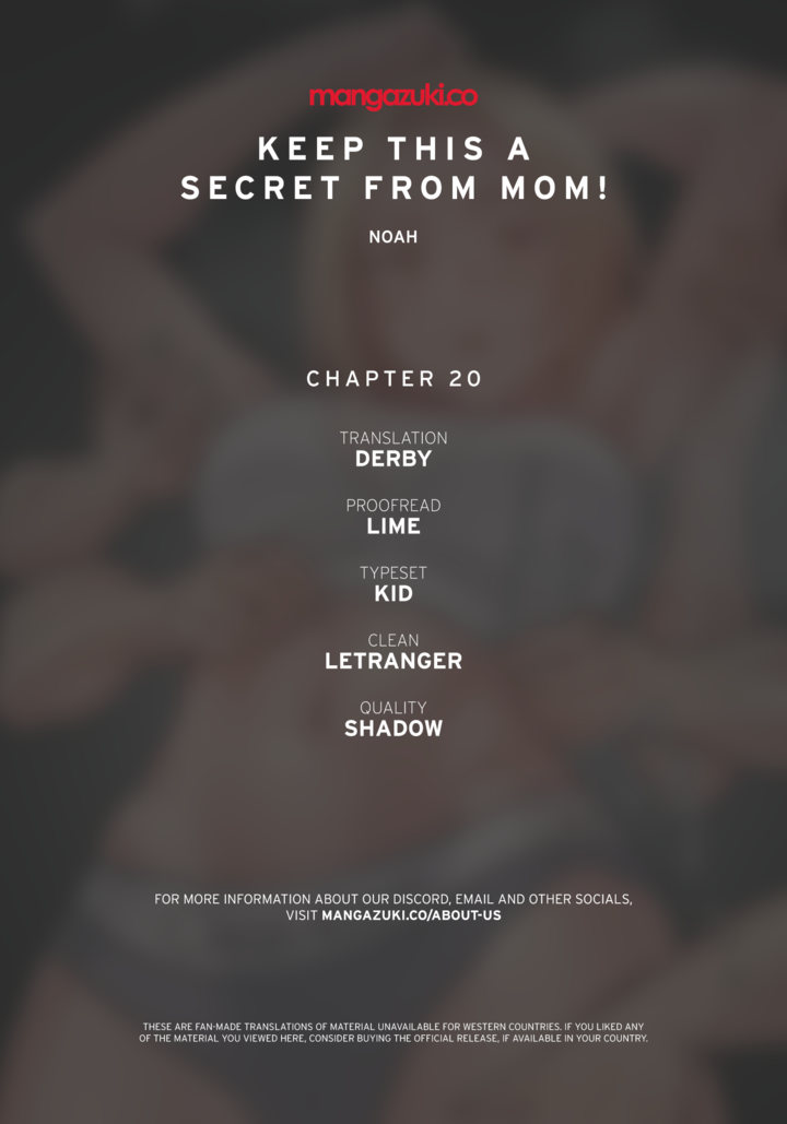 Keep it a Secret from Your Mother! Chapter 20 - Page 1