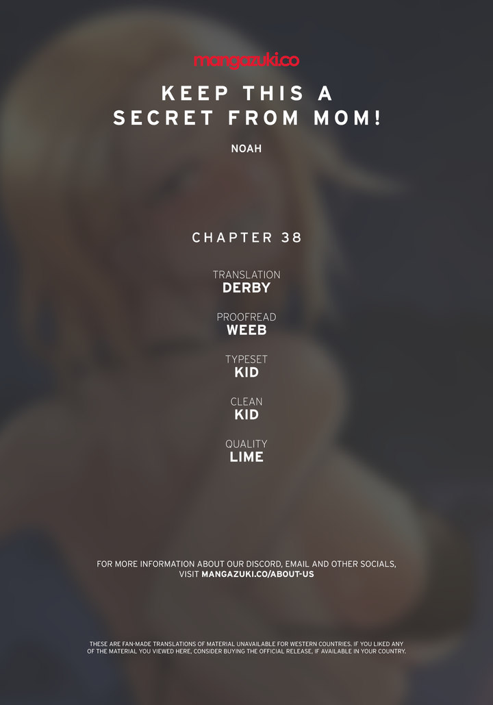 Keep it a Secret from Your Mother! Chapter 38 - Page 1