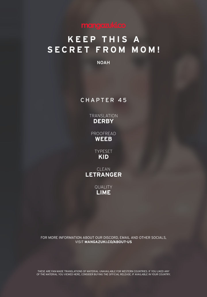 Keep it a Secret from Your Mother! Chapter 45 - Page 1