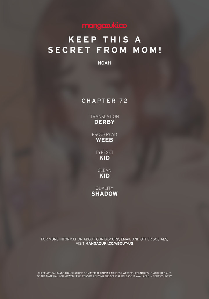 Keep it a Secret from Your Mother! Chapter 72 - Page 1