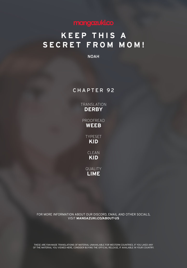 Keep it a Secret from Your Mother! Chapter 92 - Page 1