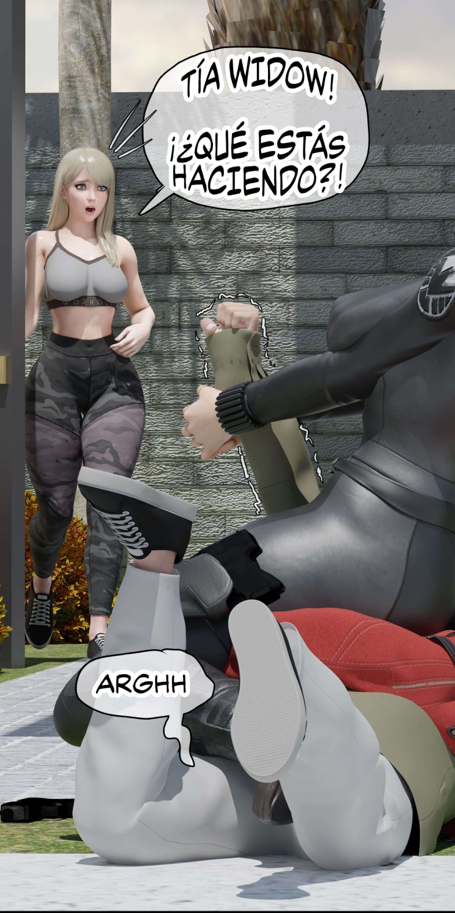 My Neighbor’s Widow [Rose Blue 3D] Chapter 1 - Page 64